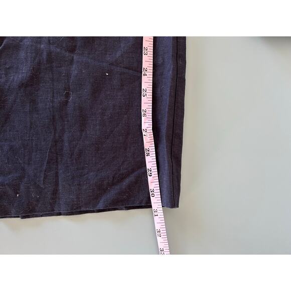 1901 womens navy jumpsuit size XL linen blend sleeveless - Picture 12 of 12